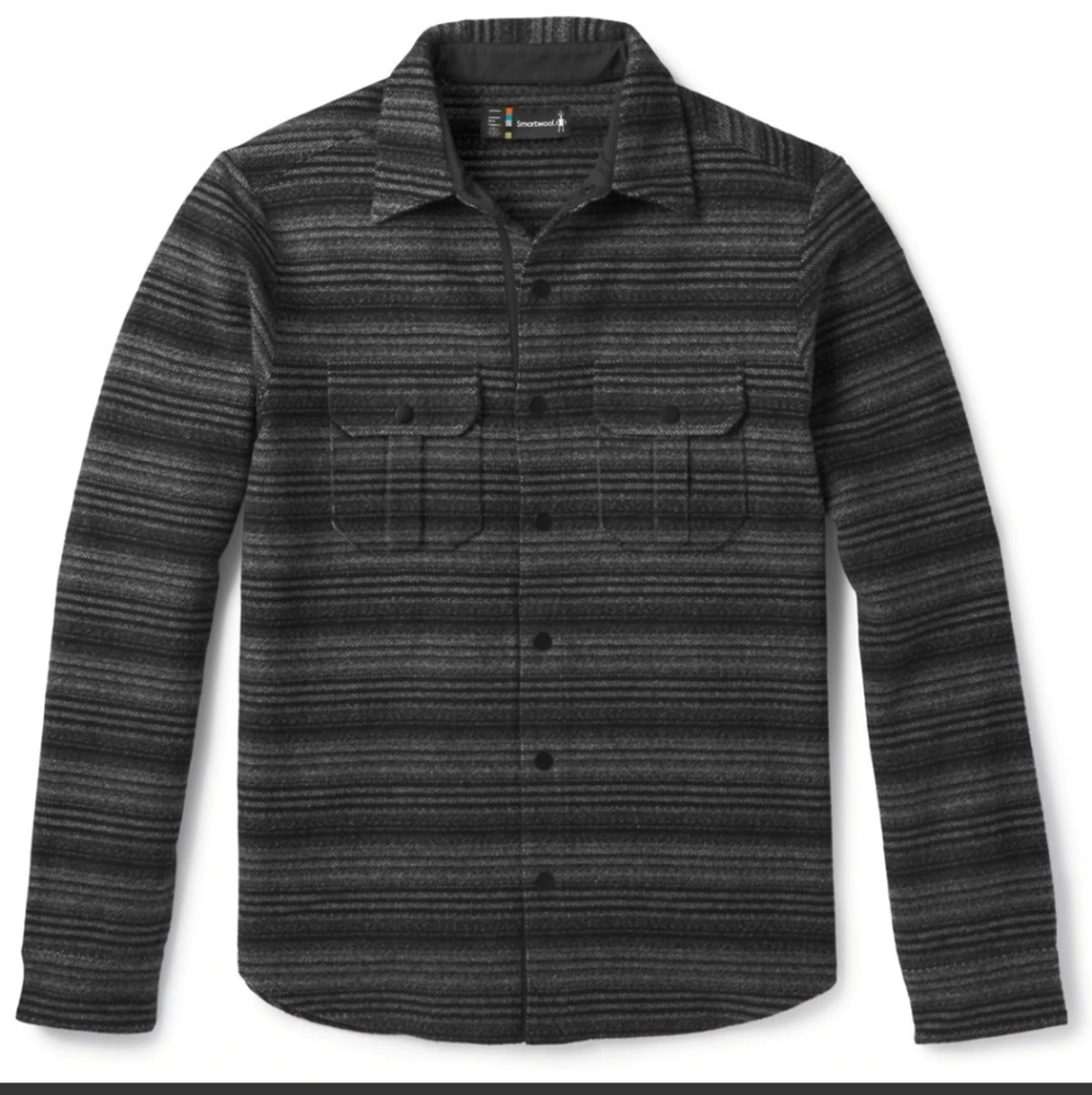 Smartwool anchor line stripe shirt jacket medium
